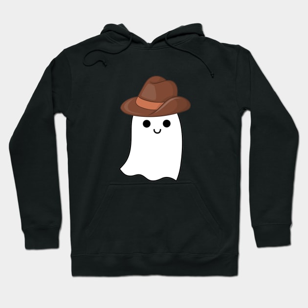 ghost cowboy Hoodie by loulousworld